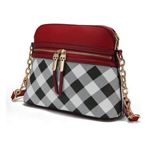 Suki Checkered Crossbody Handbag