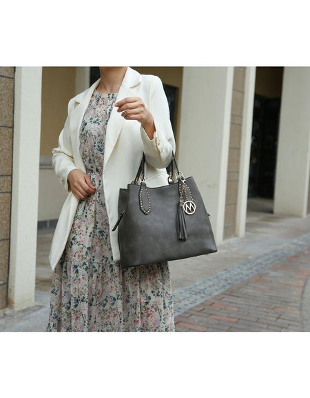 Lana Vegan Leather Satchel Bag