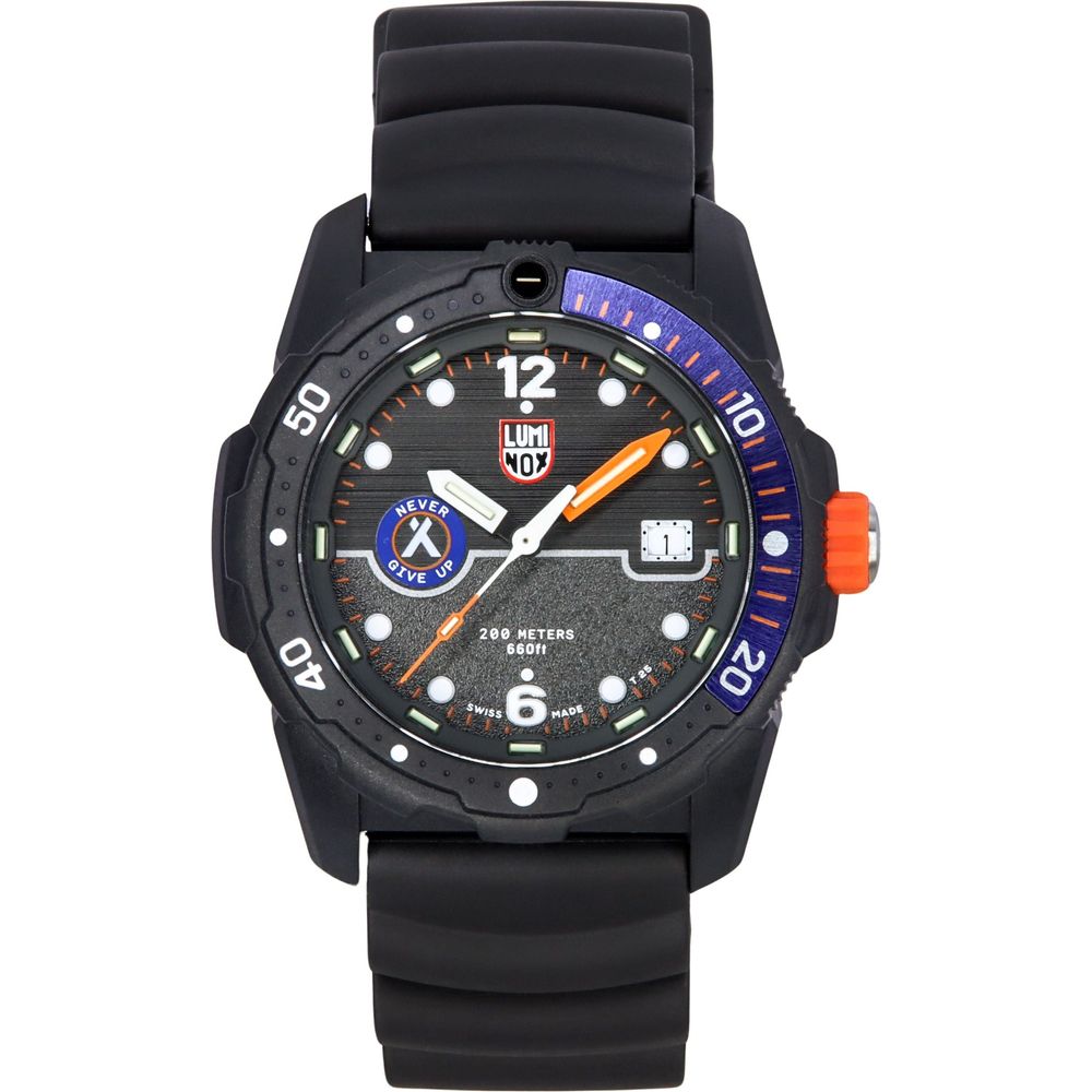 Luminox Bear Grylls Survival SEA Rubber Strap Black Dial Swiss Quartz Diver's XB.3723 Men's Watch