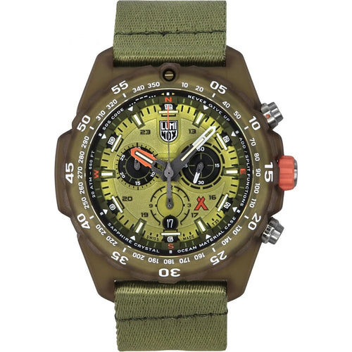 Load image into Gallery viewer, Luminox Bear Grylls Survival ECO Master Chronograph Green Dial Quartz Diver’s Watch
