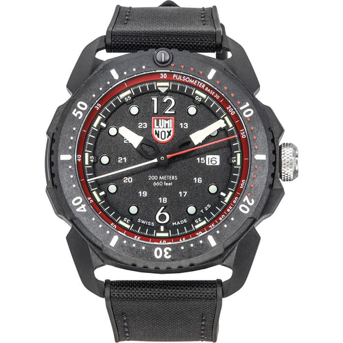 Load image into Gallery viewer, Luminox ICE SAR Arctic Rubber Strap Black Dial Swiss Quartz Diver&#39;s XL.1051 Men&#39;s Watch
