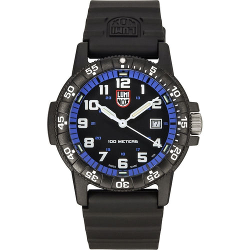 Load image into Gallery viewer, Luminox Leatherback SEA Turtle Giant Men&#39;s Watch - Black And Blue Dial
