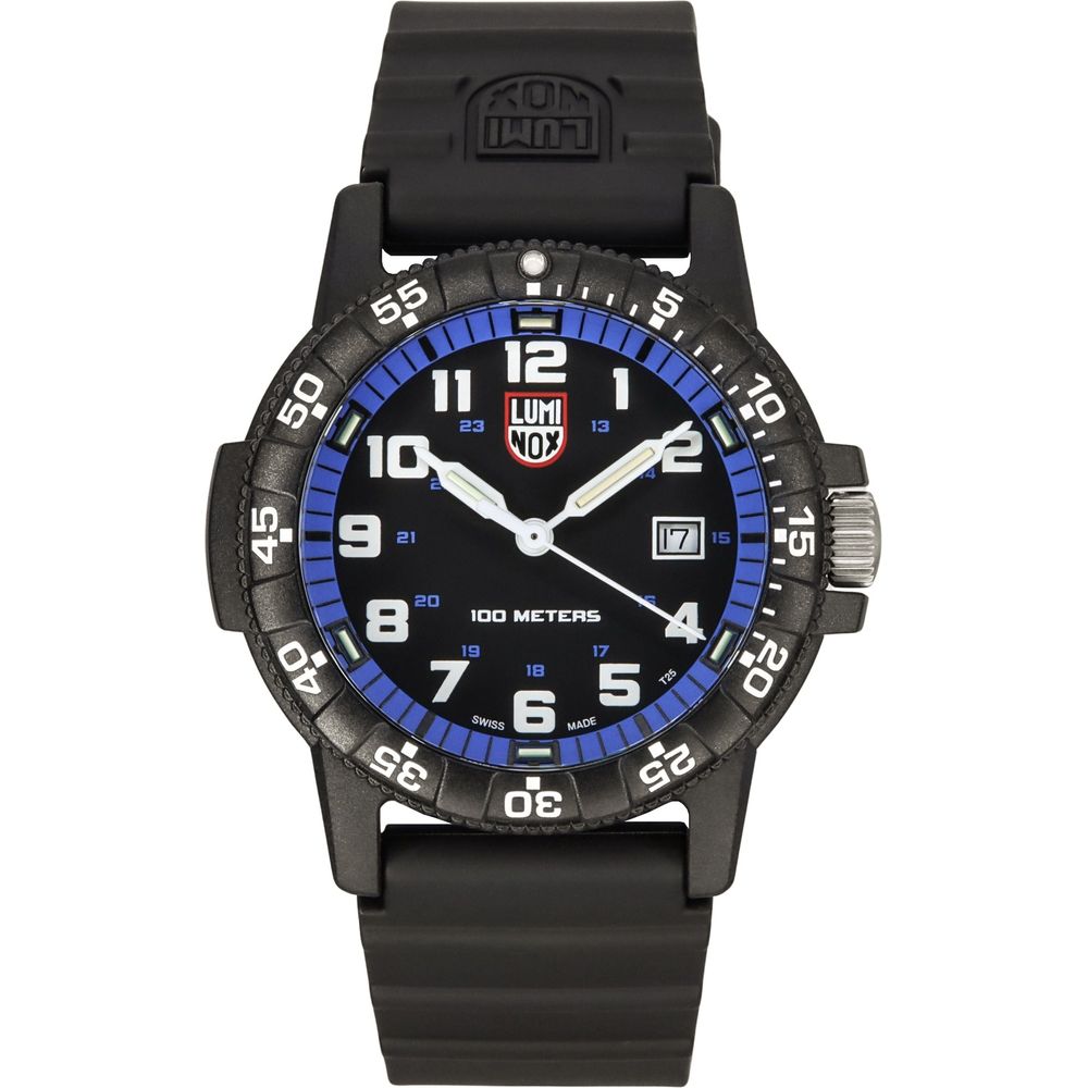 Luminox Leatherback SEA Turtle Giant Men's Watch - Black And Blue Dial