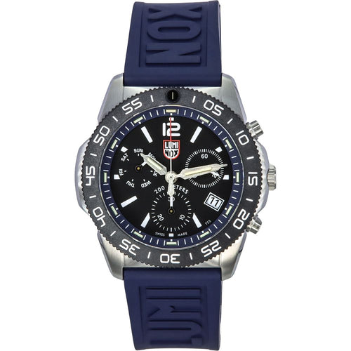 Load image into Gallery viewer, Luminox Pacific Diver Chronograph Navy Rubber Strap Black Dial Swiss Quartz Diver&#39;s Watch
