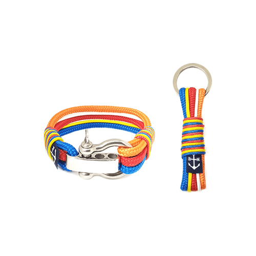 Load image into Gallery viewer, Buddhist Nautical Bracelet and Keychain-0
