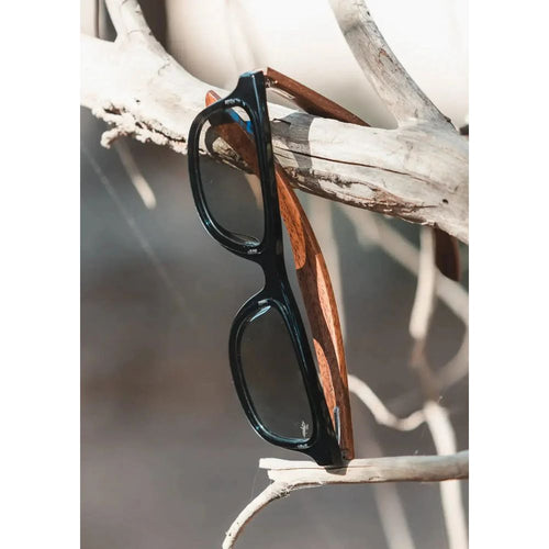 Load image into Gallery viewer, Eyewood ReInvented Acetate &amp; Wood -  Classic Wayfarers
