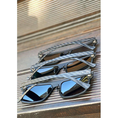 Load image into Gallery viewer, Fibrous V4 Square - Carbon Fiber Sunglasses
