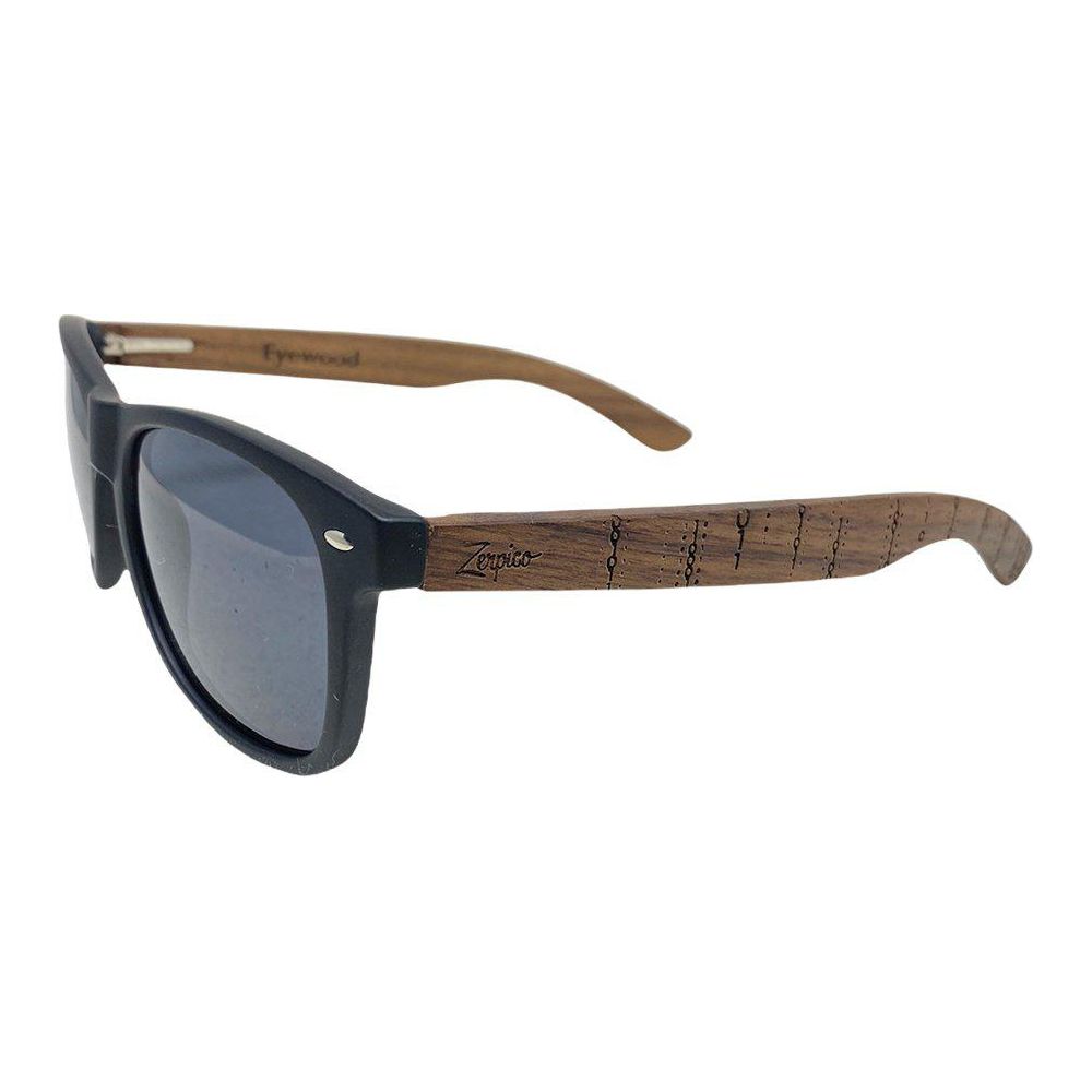 Eyewood | Engraved wooden sunglasses - Binary-2