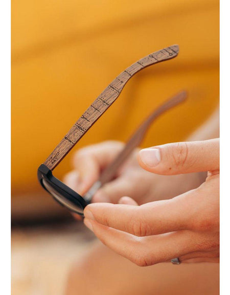 Eyewood | Engraved wooden sunglasses - Binary-0