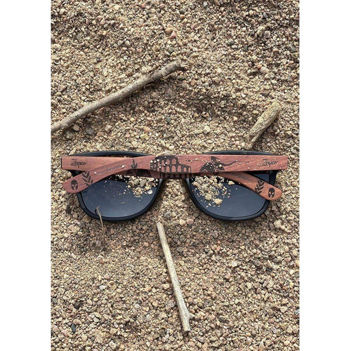 Load image into Gallery viewer, Eyewood | Engraved wooden sunglasses - Gladiator
