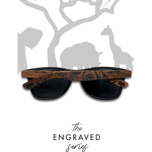 Load image into Gallery viewer, Eyewood | Engraved wooden sunglasses - Safari
