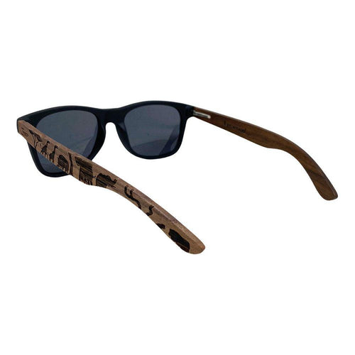 Load image into Gallery viewer, Eyewood | Engraved wooden sunglasses - Safari
