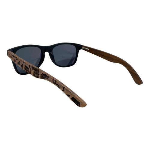 Load image into Gallery viewer, Eyewood | Engraved wooden sunglasses - Untamed
