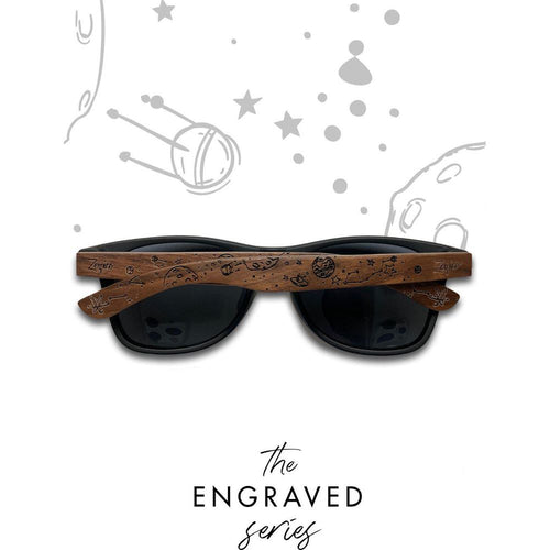 Load image into Gallery viewer, Eyewood | Engraved wooden sunglasses - Starlight-1
