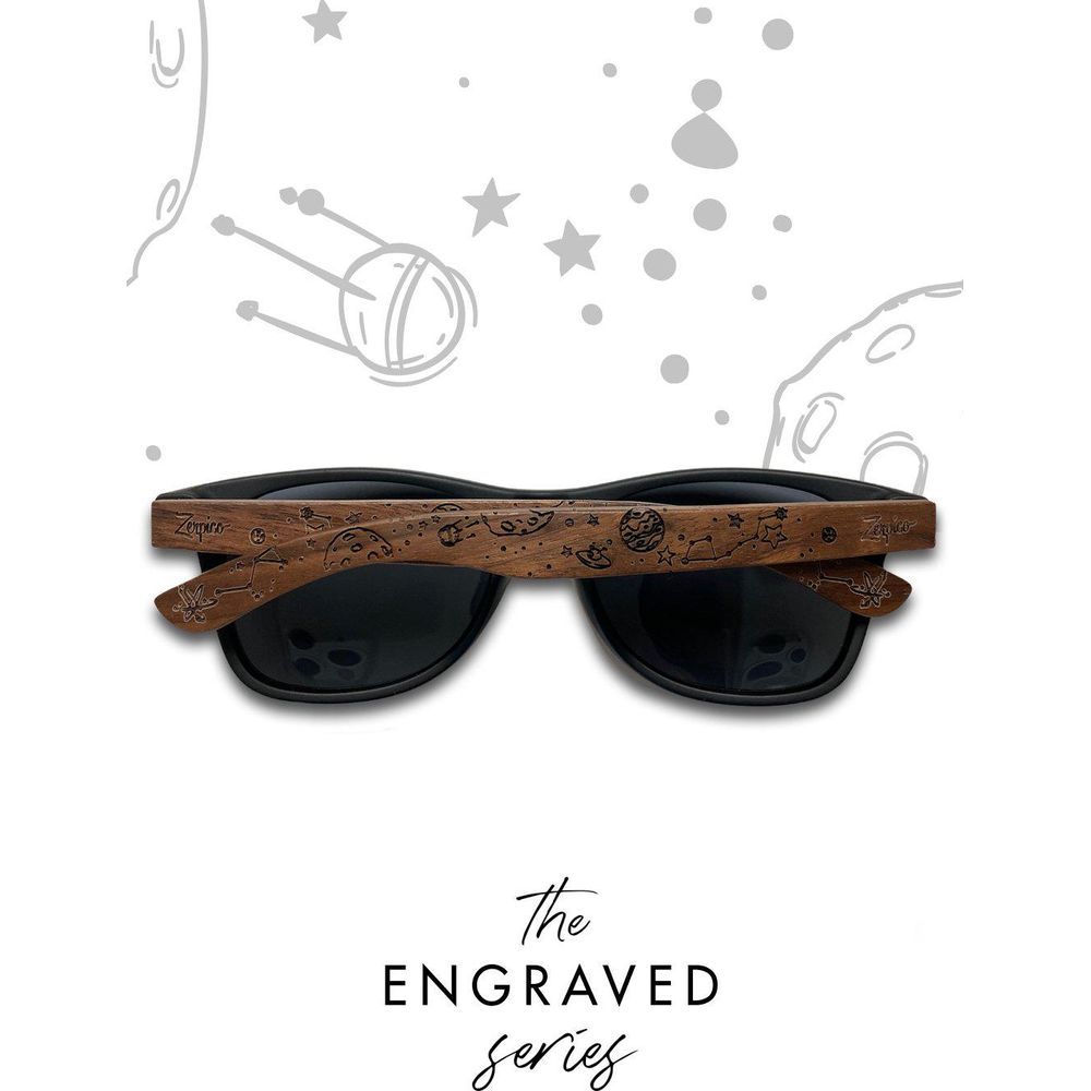 Eyewood | Engraved wooden sunglasses - Starlight-1