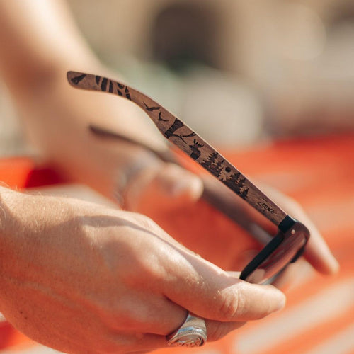 Load image into Gallery viewer, Eyewood | Engraved wooden sunglasses - The North-0
