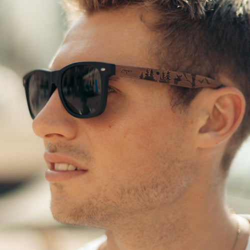 Load image into Gallery viewer, Eyewood | Engraved wooden sunglasses - The North-4
