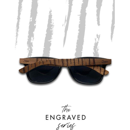 Load image into Gallery viewer, Eyewood | Engraved wooden sunglasses - Untamed
