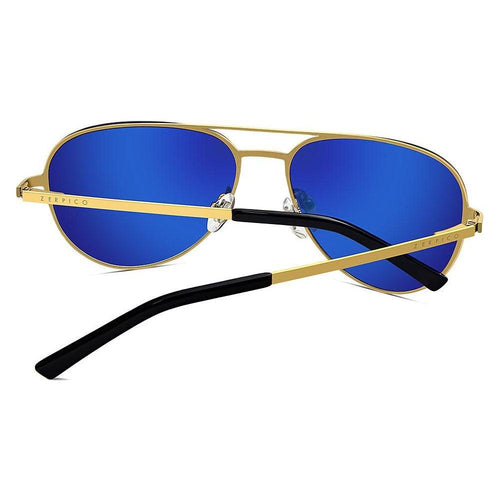 Load image into Gallery viewer, Titanium Aviator Sunglasses - V2 - 24K GOLD Plated
