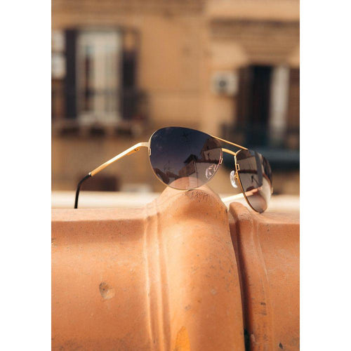 Load image into Gallery viewer, Titanium Aviator Sunglasses - V2 - 24K GOLD Plated
