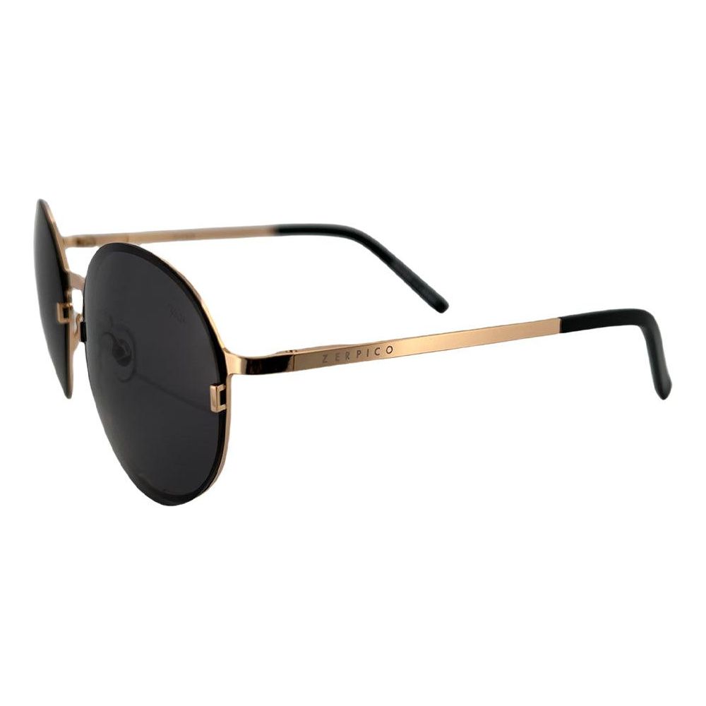 Titanium Round Sunglasses - V2 - 24K GOLD Plated