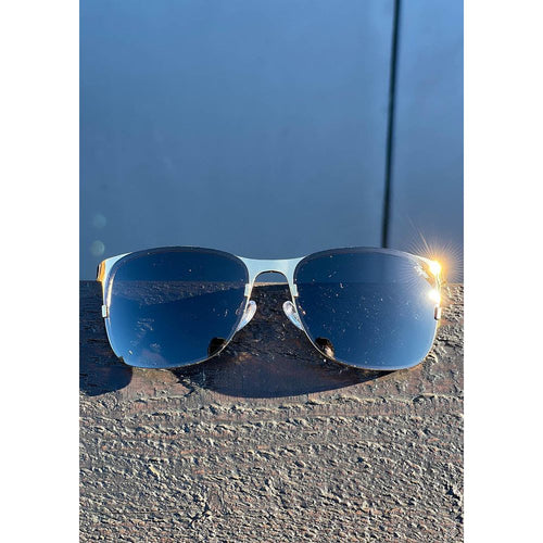 Load image into Gallery viewer, Titanium Wayfarer Sunglasses - V2 - 24K GOLD Plated
