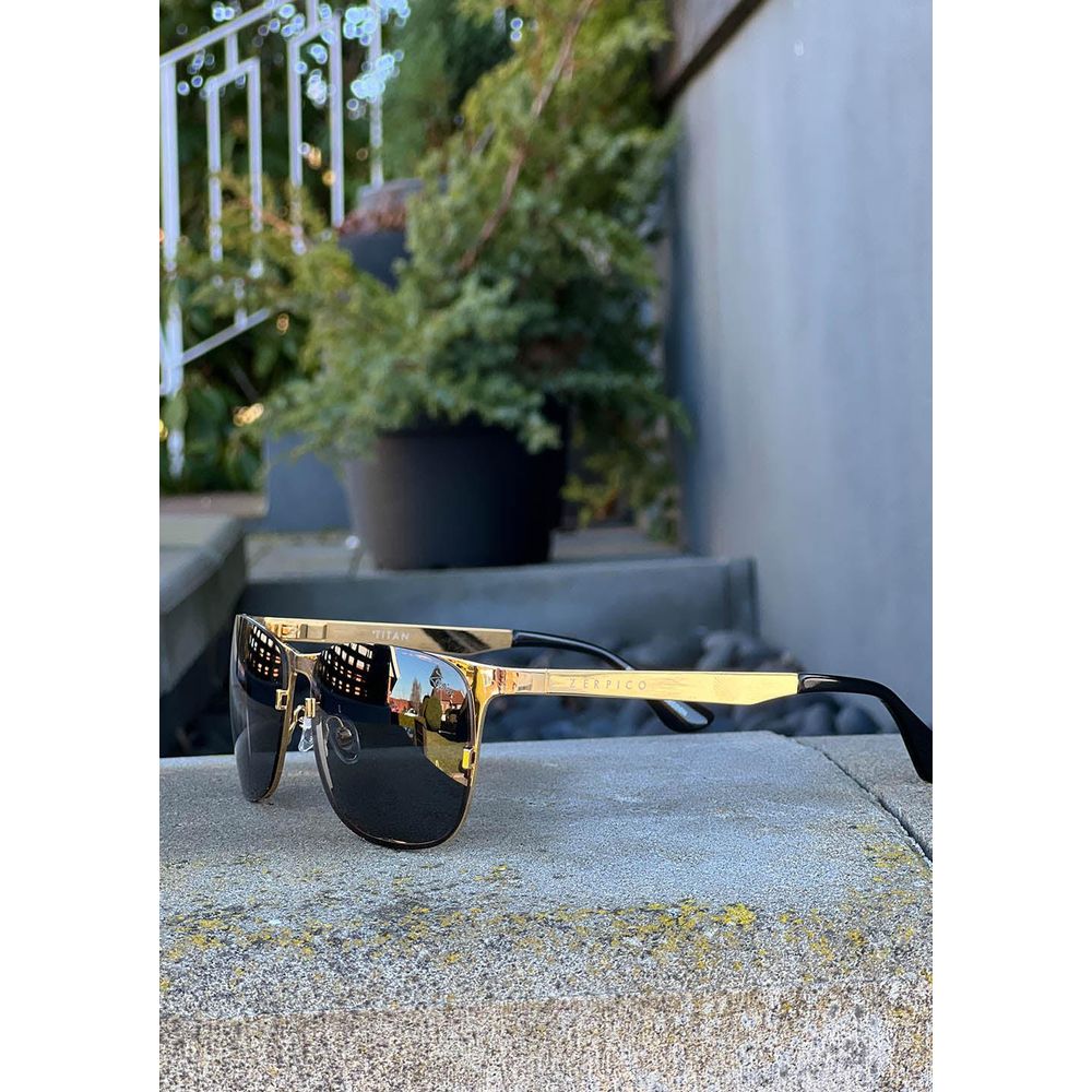 Titanium Wayfarer Sunglasses - V2 - 24K GOLD Plated