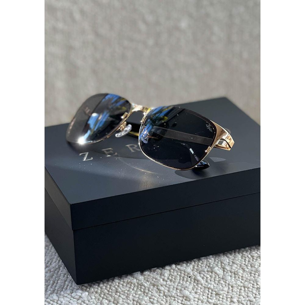 Titanium Wayfarer Sunglasses - V2 - 24K GOLD Plated