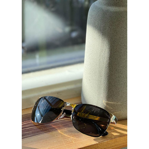 Load image into Gallery viewer, Titanium Wayfarer Sunglasses - V2 - 24K GOLD Plated
