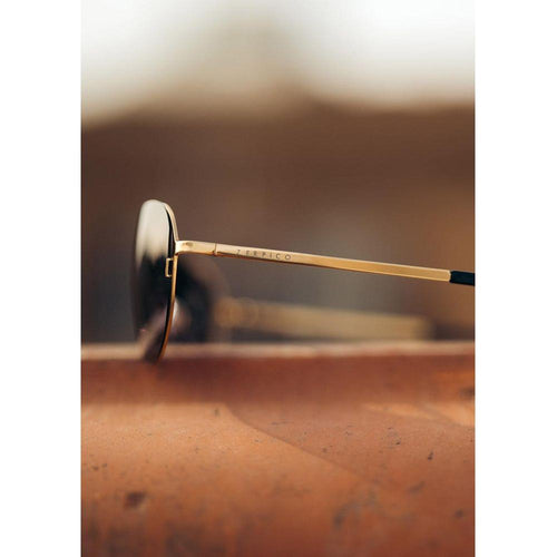 Load image into Gallery viewer, Titanium Aviator Sunglasses - V2 - 24K GOLD Plated
