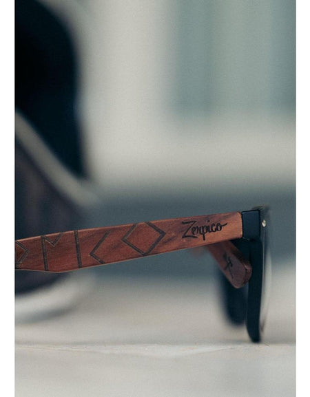 Eyewood | Engraved wooden sunglasses - Viking Runes - Sweden
