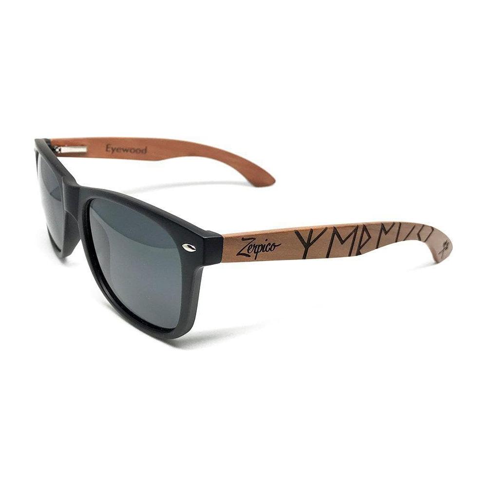 Eyewood | Engraved wooden sunglasses - Viking Runes - Sweden