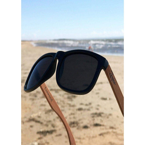 Load image into Gallery viewer, Eyewood Wayfarer - Pitch Black
