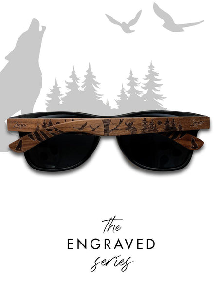 Eyewood | Engraved wooden sunglasses - The North-1