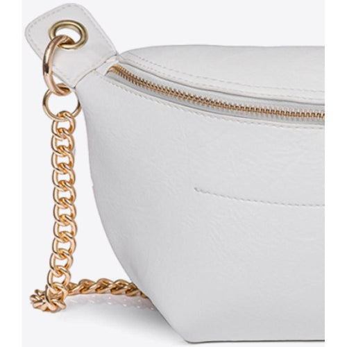 Load image into Gallery viewer, Leather Chain Strap Crossbody Bag
