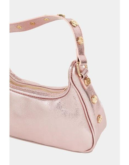 Fame Star Button Trim Hobo Handbag - A Luxurious Statement Piece