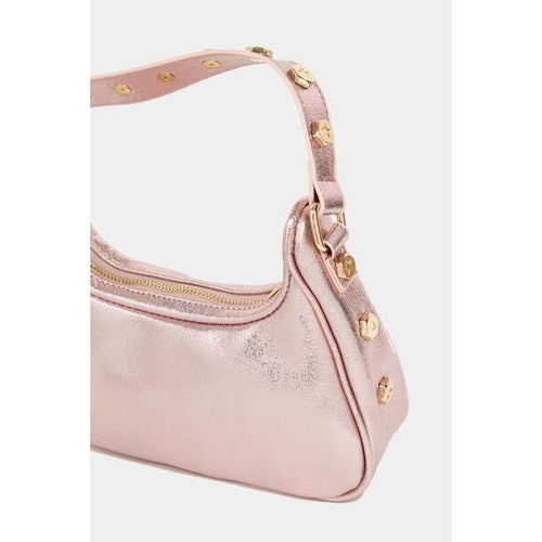 Load image into Gallery viewer, Fame Star Button Trim Hobo Handbag - A Luxurious Statement Piece
