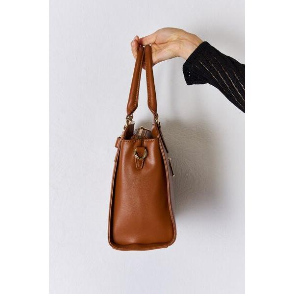 David Jones Texture PU Leather Handbag - Elevate Your Elegance