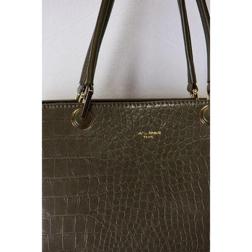 Load image into Gallery viewer, David Jones Texture PU Leather Handbag – Elegance Redefined
