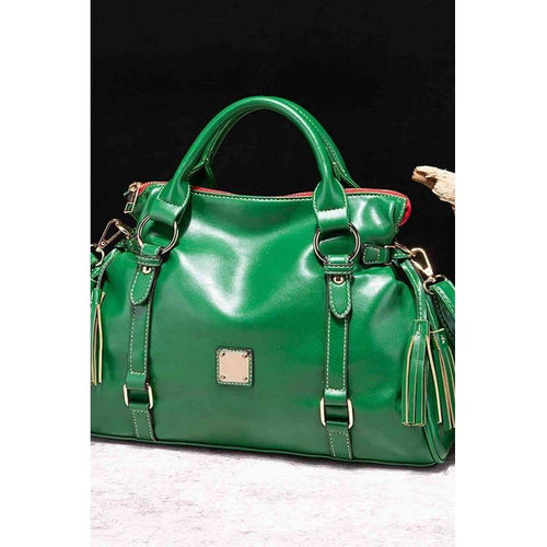 Load image into Gallery viewer, Luxurious PU Leather Handbag with Tassels
