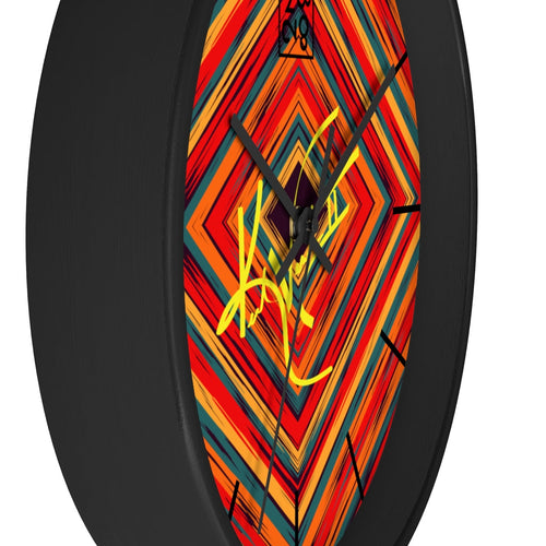 Load image into Gallery viewer, 2882Time™ Boho Tribe Diamond Stripe Geometric Clock
