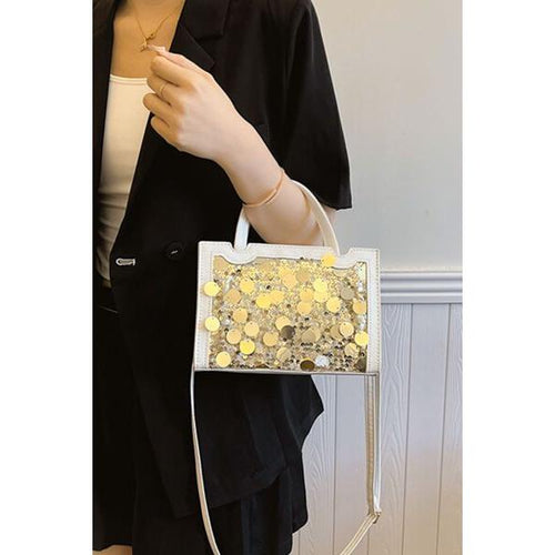 Load image into Gallery viewer, PU Leather Sequin Handbag - Elegance Redefined
