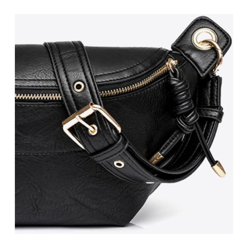 Load image into Gallery viewer, Leather Chain Strap Crossbody Bag
