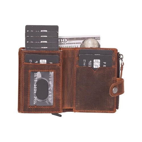 Load image into Gallery viewer, Andalusia Genuine Leather Pop-Up Cardholder with RFID Protection-5
