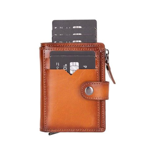 Load image into Gallery viewer, Andalusia Genuine Leather Pop-Up Cardholder with RFID Protection-3
