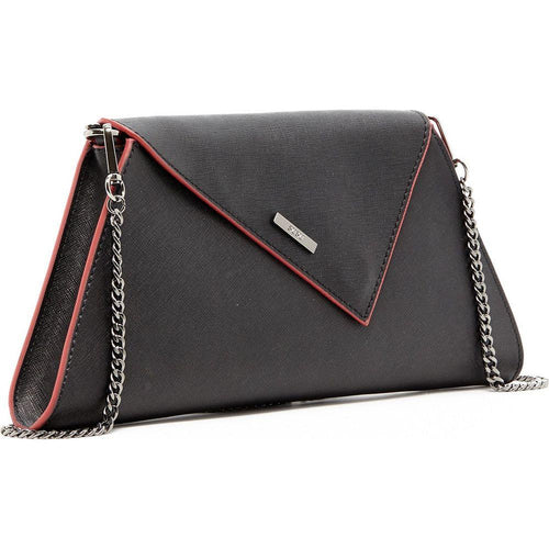 Load image into Gallery viewer, SUSU The Angelica Black Leather Clutch Bag
