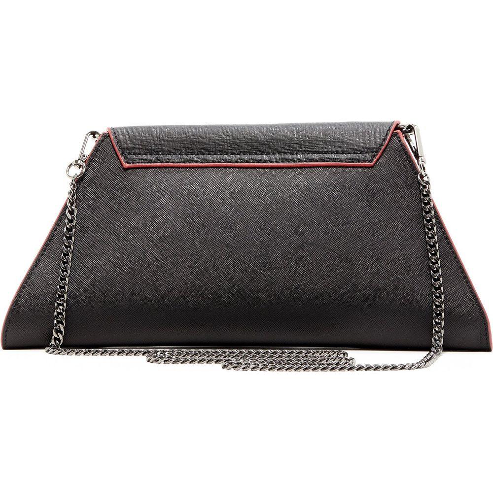 SUSU The Angelica Black Leather Clutch Bag