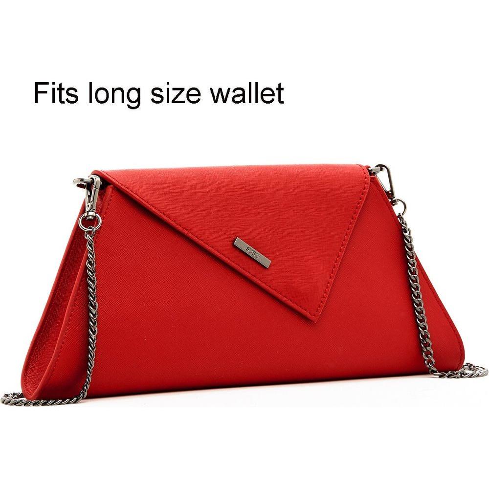 Angelica Red Clutch Purse