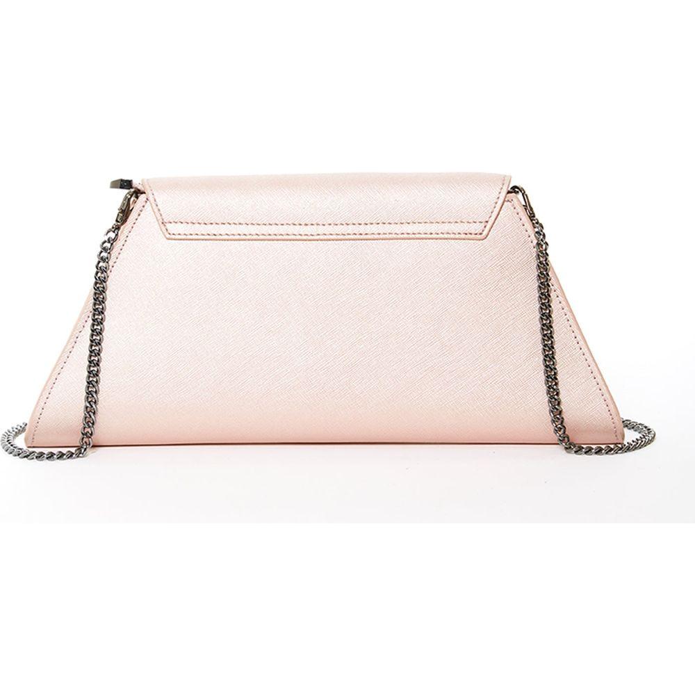 SUSU The Angelica Rose Gold Metallic Clutch