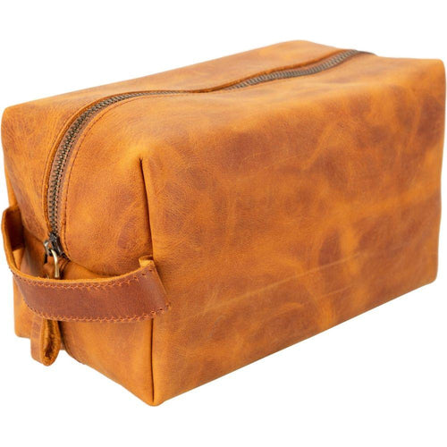 Load image into Gallery viewer, Oswego Men&#39;s Leather Dopp Kit &amp; Small Travel Handbag-33
